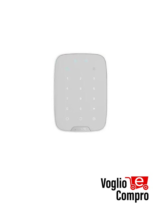 AJAX Tastiera touch wireless KeyPad Plus (BIANCO)