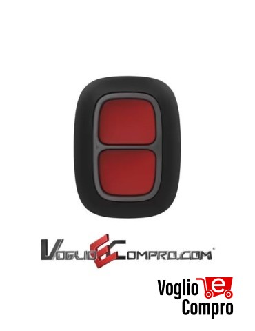 AJAX Pulsante di emergenza DoubleButton (NERO)