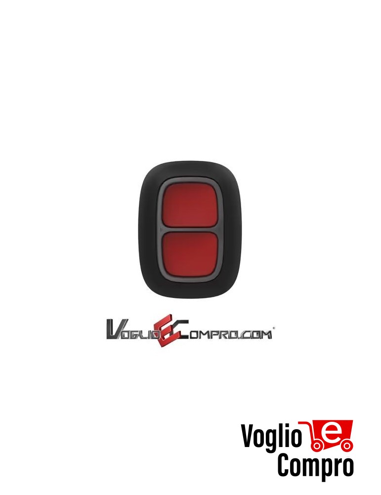 AJAX Pulsante di emergenza DoubleButton (NERO)