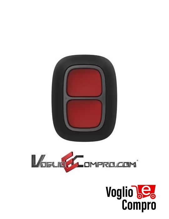 AJAX Pulsante di emergenza DoubleButton (NERO)