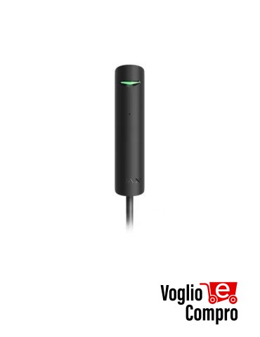 AJAX Rilevatore di rottura vetro GlassProtect Fibra (NERO)