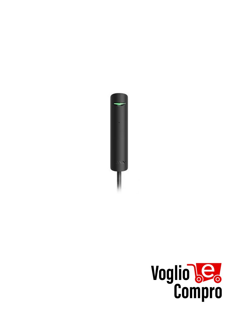 AJAX Rilevatore di rottura vetro GlassProtect Fibra (NERO)