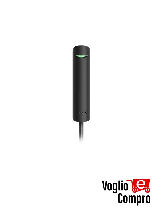 AJAX Rilevatore di rottura vetro GlassProtect Fibra (NERO)