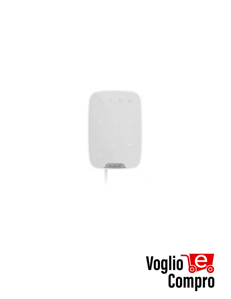 AJAX Tastiera touch KeyPad Fibra (BIANCO)
