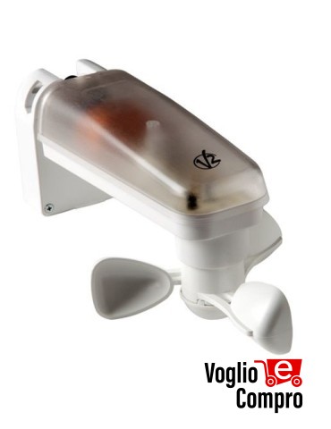 18A010 18Y001 ANEMOMETRO V2 HURRICANE VIA CAVO SENSORE SOLE E TEMPERATURA AUTOMAZIONE TENDAGGI