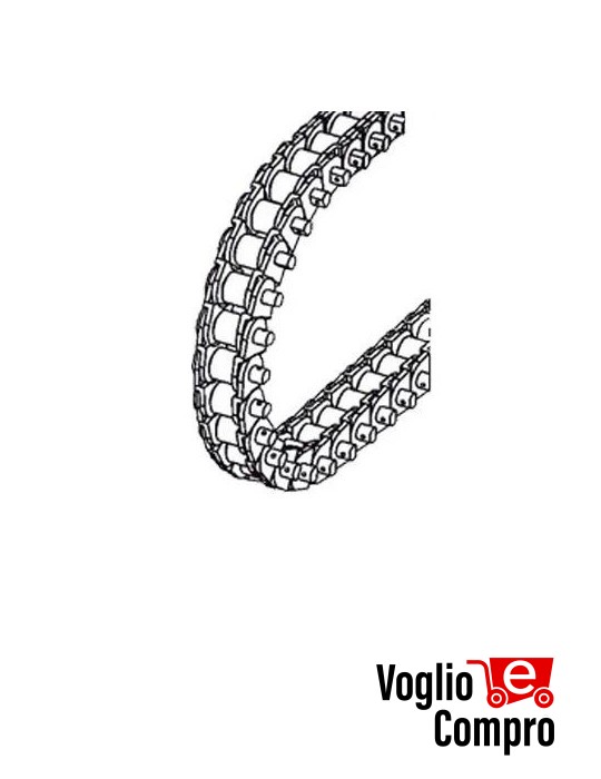 CATENA A RULLI 1/2” FADINI MEC 200LB 2054L