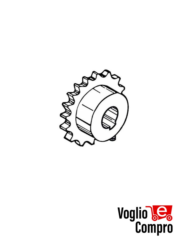 PIGNONE SEMPLICE 1/2” Z20 FADINI MEC 200LB 2055L