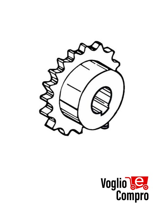 PIGNONE SEMPLICE 1/2” Z20 FADINI MEC 200LB 2055L