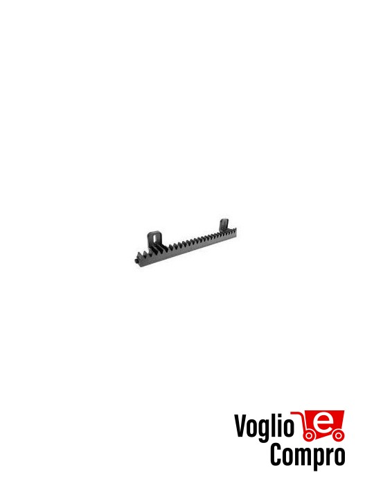 Cremagliera m4x1.000 mm asolata in nylon 10pezzi 2118L