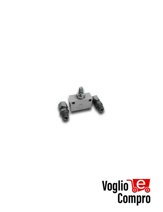 Regolatore di flusso con raccordi acc. MEC800 7019L