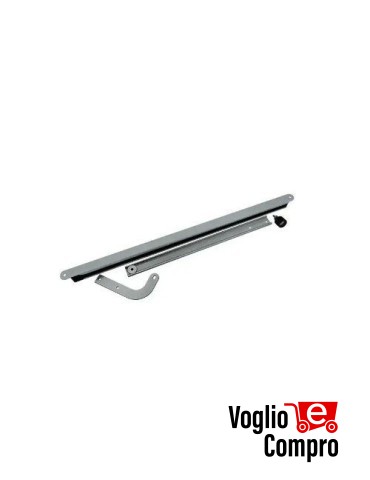 Braccio diritto in acciaio zincato con guida di scorrimento accessorio BART350 359L