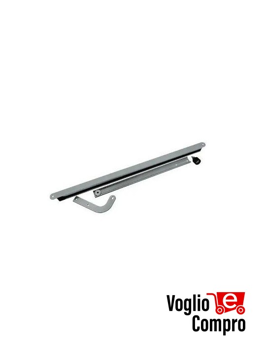 Braccio diritto in acciaio zincato con guida di scorrimento accessorio BART350 359L