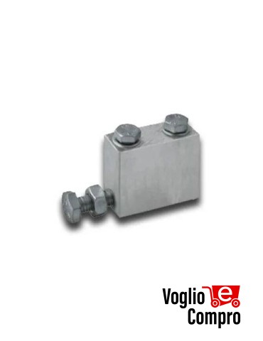 Battuta meccanica di arresto in chiusura con viti di fissaggio accessorio BART350 360L