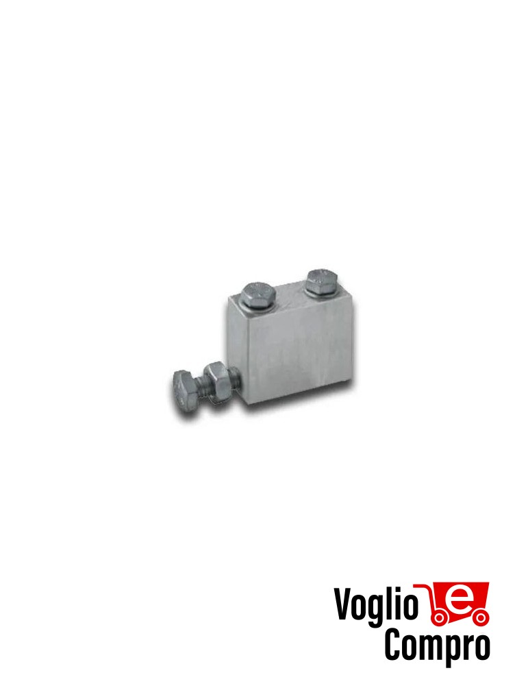 Battuta meccanica di arresto in chiusura con viti di fissaggio accessorio BART350 360L