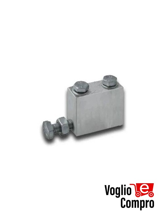 Battuta meccanica di arresto in chiusura con viti di fissaggio accessorio BART350 360L