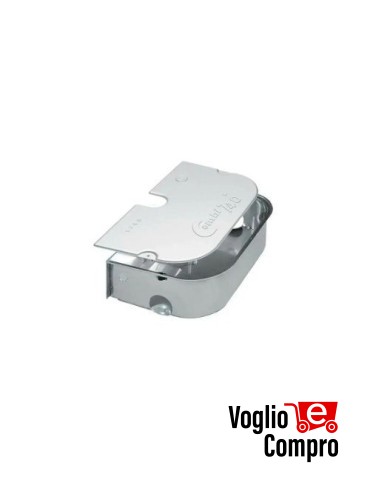 Cassa di fondazione in acciaio zincato completa di coperchio in alluminio accessorio COMBI740 745L