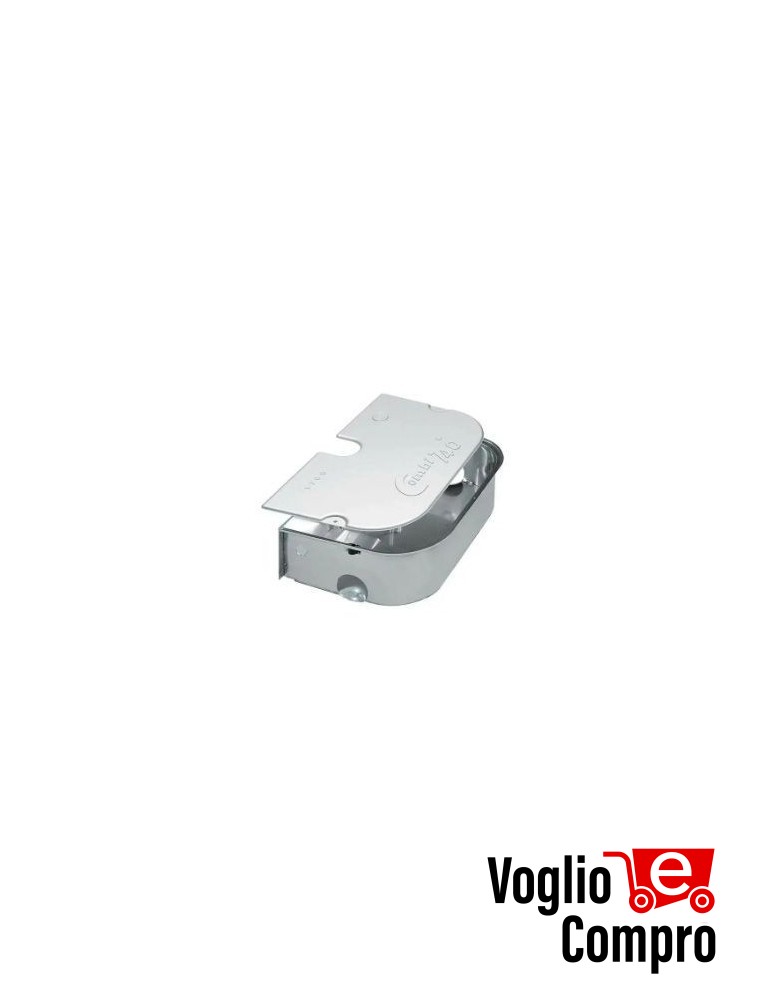 Cassa di fondazione in acciaio zincato completa di coperchio in alluminio accessorio COMBI740 745L