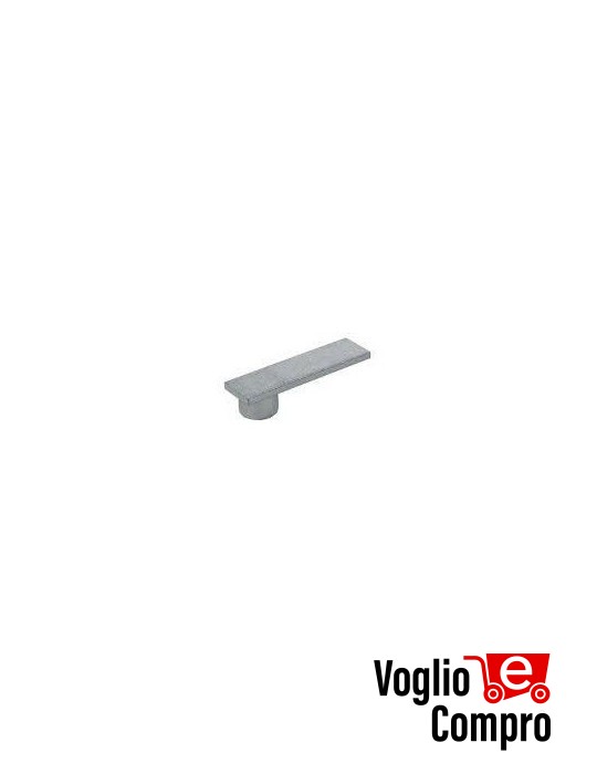 Piastra Sinistra inferiore in acciaio zincato con boccola foro quadro accessorio COMBI 740 746SXL