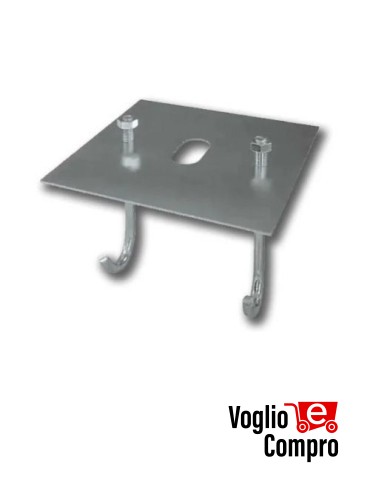 Piastra di ancoraggio zincata 1098L