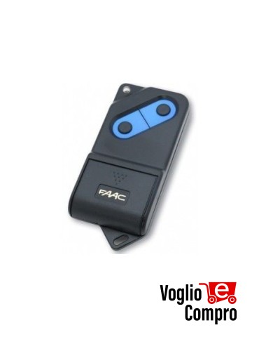 6901009 RADIOCOMANDO TELECOMANDO ORIGINALE  FAAC TM2 433DS 2 TASTI DIP-SWITCH