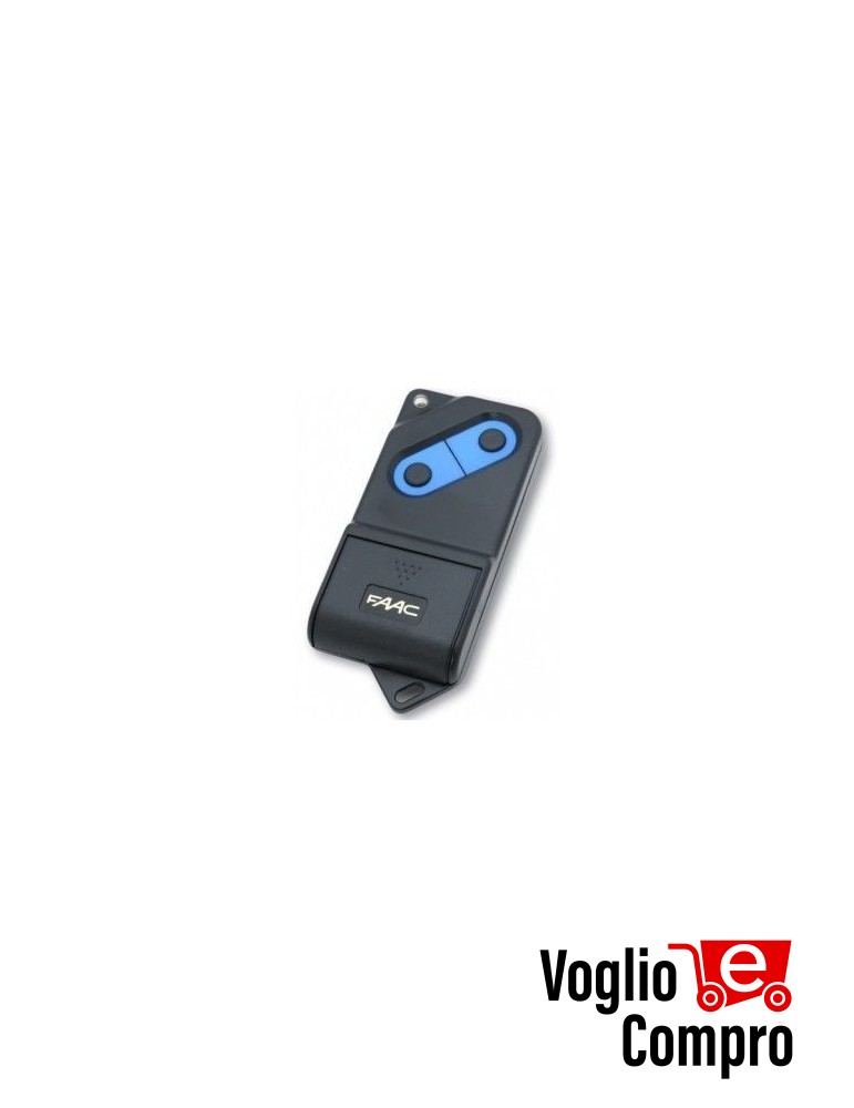 6901009 RADIOCOMANDO TELECOMANDO ORIGINALE  FAAC TM2 433DS 2 TASTI DIP-SWITCH