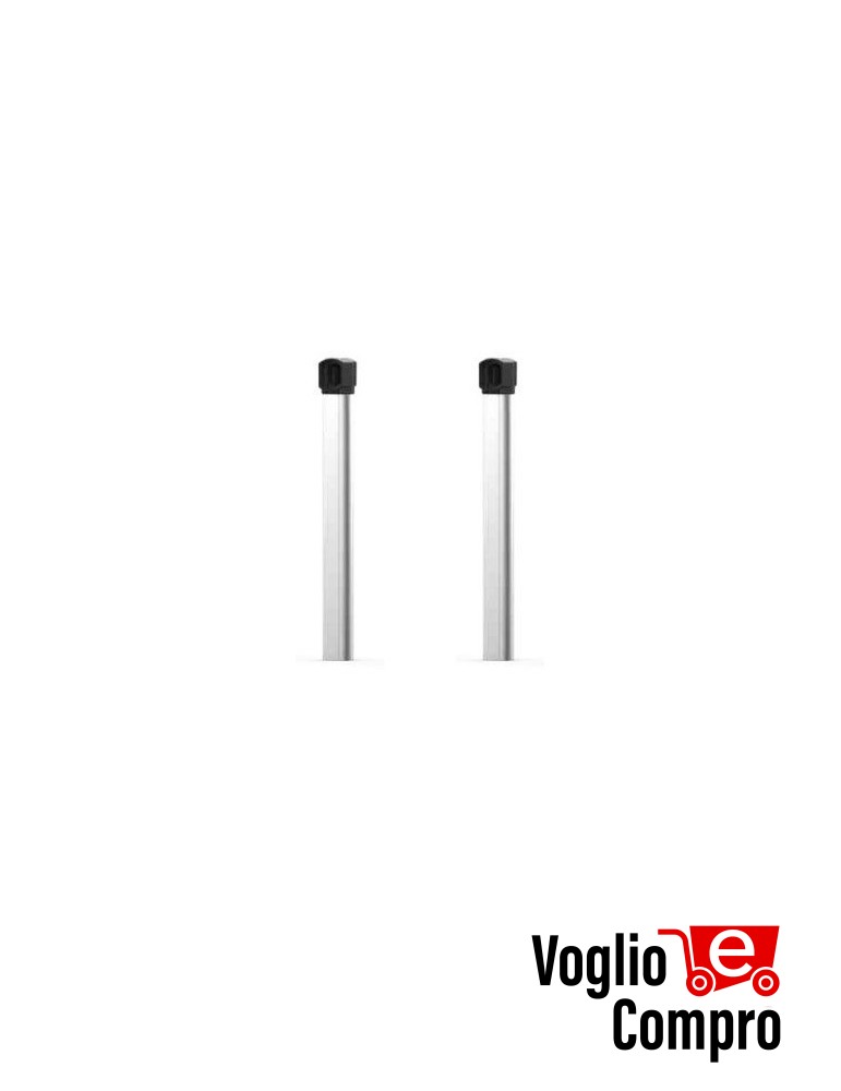 ZERO.PT coppia colonnine da esterno in alluminio anodizzato h75cm 154L