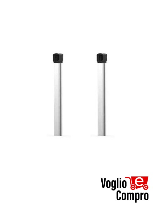 ZERO.PT coppia colonnine da esterno in alluminio anodizzato h75cm 154L