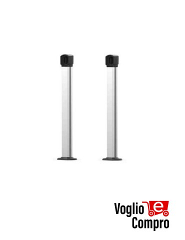 ZERO.PT coppia colonnine da esterno in alluminio anodizzato h75cm 155L