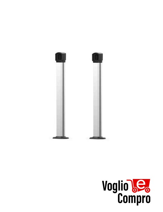 ZERO.PT coppia colonnine da esterno in alluminio anodizzato h75cm 155L