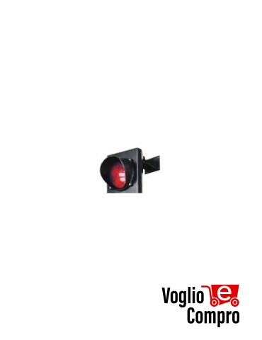 SEMAFORO CON LUCE ROSSA LAMPADA 70 W 230 Vac 3200L