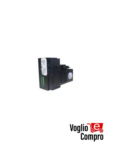 SENSORE INFRAROSSO DA INCASSO MICROTEL NERO SU MODULO KEYSTONE DoK IR 15KS001