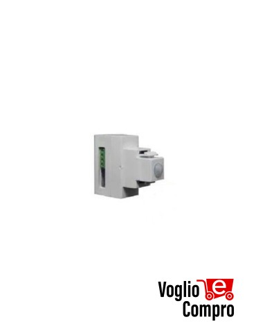 SENSORE INFRAROSSO DA INCASSO MICROTEL BIANCO SU MODULO KEYSTONE DoK IR B 15KS002