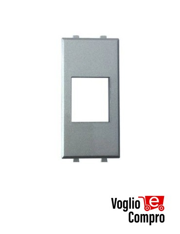 ADATTATORE KEYSTONE PER DoK DT - DoK IR AVE S44 ALLUMIA ARGENTO ADKAV44AL03