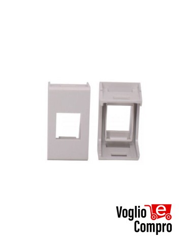 ADATTATORE KEYSTONE PER DoK DT - DoK IR AVE S45 RAL GRIGIO CHIARO ADKAV45RAL