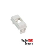 ADATTATORE KEYSTONE PER DoK DT - DoK IR B-TICINO LIVING NOW BIANCO ADKBTNOWW02