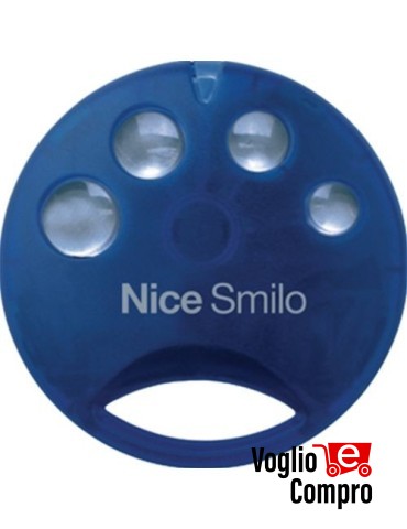6900901 SICE RADIOCOMANDO TELECOMANDO ORIGINALE NICE SMILO 4  433MHZ ROLLING CODE