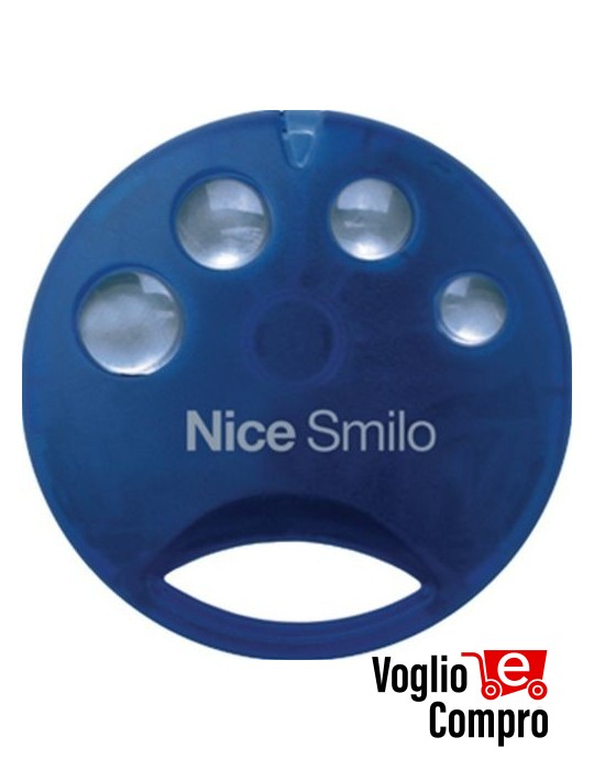 6900901 SICE RADIOCOMANDO TELECOMANDO ORIGINALE NICE SMILO 4  433MHZ ROLLING CODE