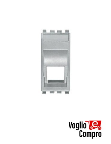 ADATTATORE KEYSTONE PER DoK DT - DoK IR VIMAR EIKON NEXT ARGENTO ADKVMEK03