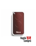 6900959 RADIOCOMANDO TELECOMANDO ORIGINALE NICE INTI2R  ROSSO 433,92MHZ ROLLING CODE 2 TASTI