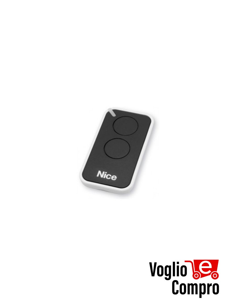 TR-2217 RADIOCOMANDO TELECOMANDO ORIGINALE NICE INTI2 NERO  433,92MHZ ROLLING CODE CODE