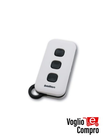 Telecomando Radiocomando BALLAN IDEA TMB 433,92 MHz Rolling Code 3 Tasti TR-6400
