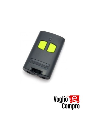 Telecomando Trasmettitore Benincà TO-GO2VA 433,92 MHz  Rolling Code 128 bit 2 Tasti TR-1204N