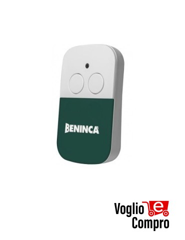 Telecomando Trasmettitore Benincà HAPPY.2VA 433,92 MHz Rolling Code 128 bit 2 Tasti TR-1210