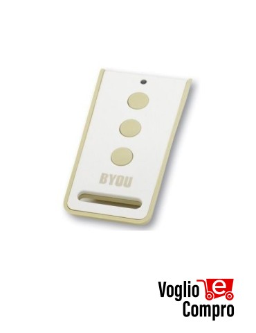 Telecomando Radiocomando  byou/benincà 433,92 MHz Rolling Code 4 Tasti TR-1207