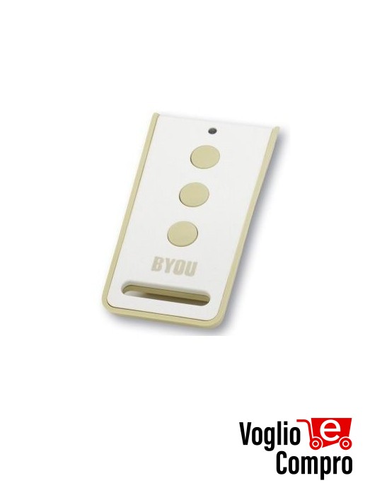 Telecomando Radiocomando  byou/benincà 433,92 MHz Rolling Code 4 Tasti TR-1207