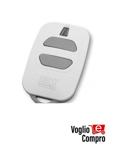 Telecomando Radiocomando Trasmettitore DEA GTI2M 433,92 MHz Rolling Code 2 Tasti TR-3202