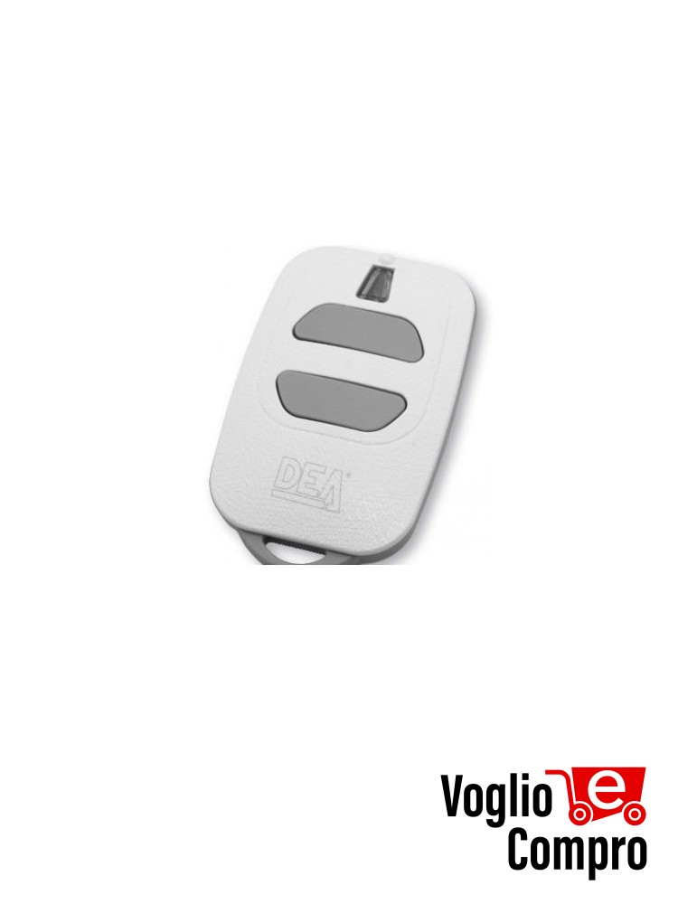 Telecomando Radiocomando Trasmettitore DEA GTI2M 433,92 MHz Rolling Code 2 Tasti TR-3202