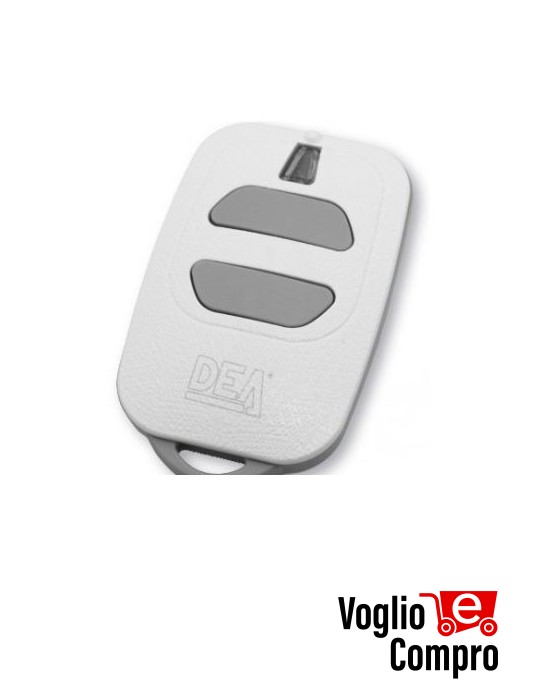Telecomando Radiocomando Trasmettitore DEA GTI2M 433,92 MHz Rolling Code 2 Tasti TR-3202