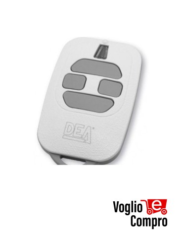 Telecomando Radiocomando Trasmettitore DEA GTI4M 433,92 MHz Rolling Code 4 Tasti TR-3203