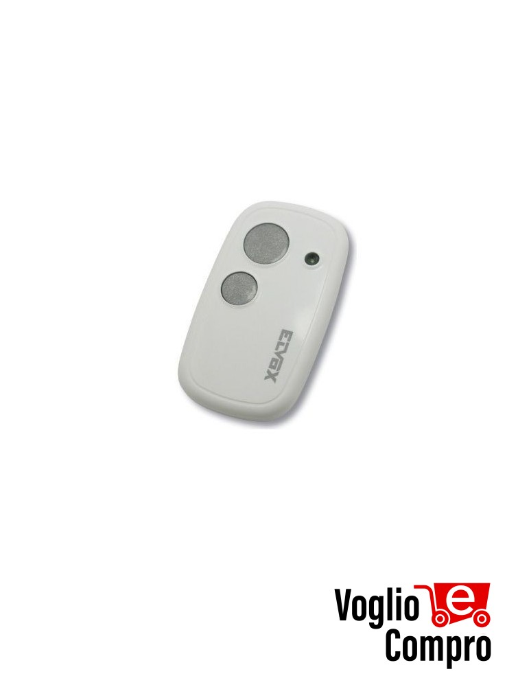 Telecomando Radiocomando Trasmettitore ELVOX ETRN2 433,92 MHz Rolling Code 2 Tasti TR-2100